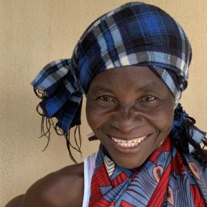 Angolan woman smiling