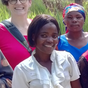 Smiling Angolan woman