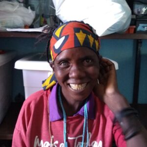 Smiling Angolan woman